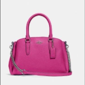 Coach mini sage carryall in pristine condition